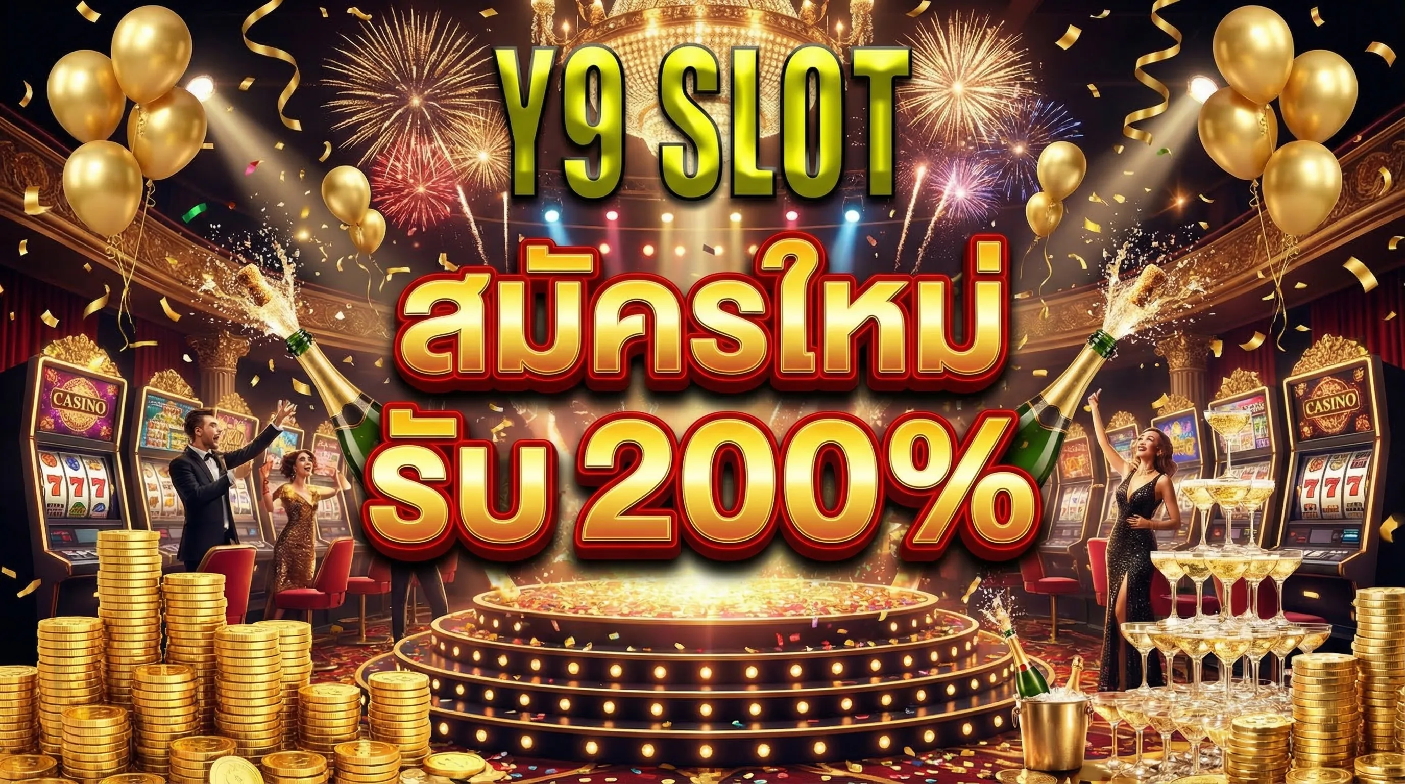 โปรโมชั่นสมาชิกใหม่สล็อต รับโบนัส 200% ทันที พร้อมฟรีสปินและเครดิตฟรี